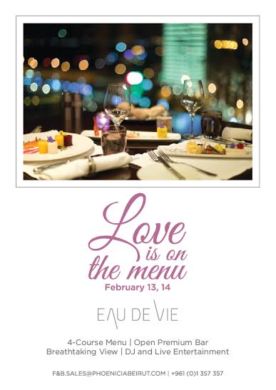 Valentine's at Eau De Vie